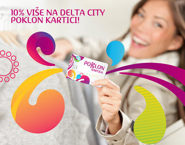 Najbolji poklon za 8. mart - Delta City Poklon kartica