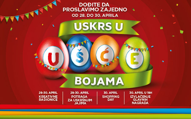 Uskršnje radionice i shopping day za kraj rođendanskog meseca!