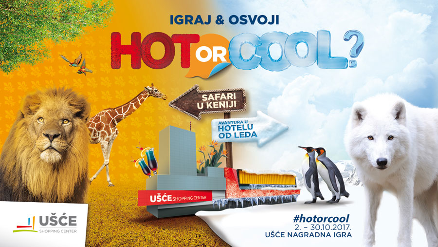 HOT ILI COOL - Vreme je za Ušće nagradnu igru!