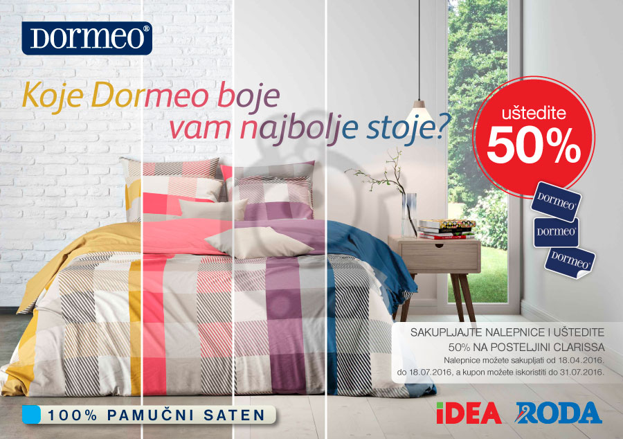 Roda Dormeo Akcija Katalog 18.04. 31.07.2016. Kuda u Kupovinu