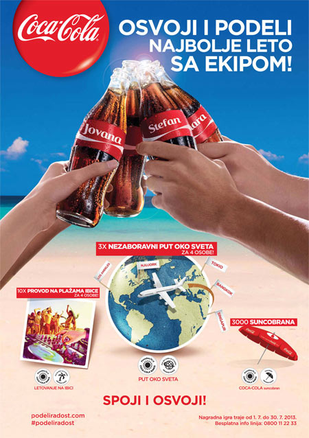Coca Cola nagradna igra - Spoji i osvoji 2013