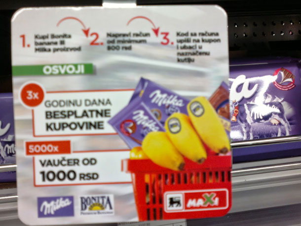Uz Bonita banane nema zime, godinu dana besplatne kupovine