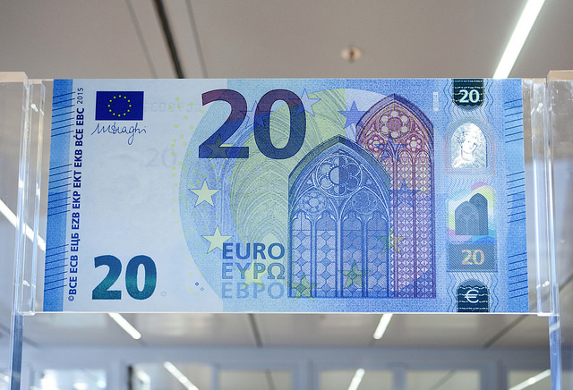 Ovo je nova novčanica od 20 EUR