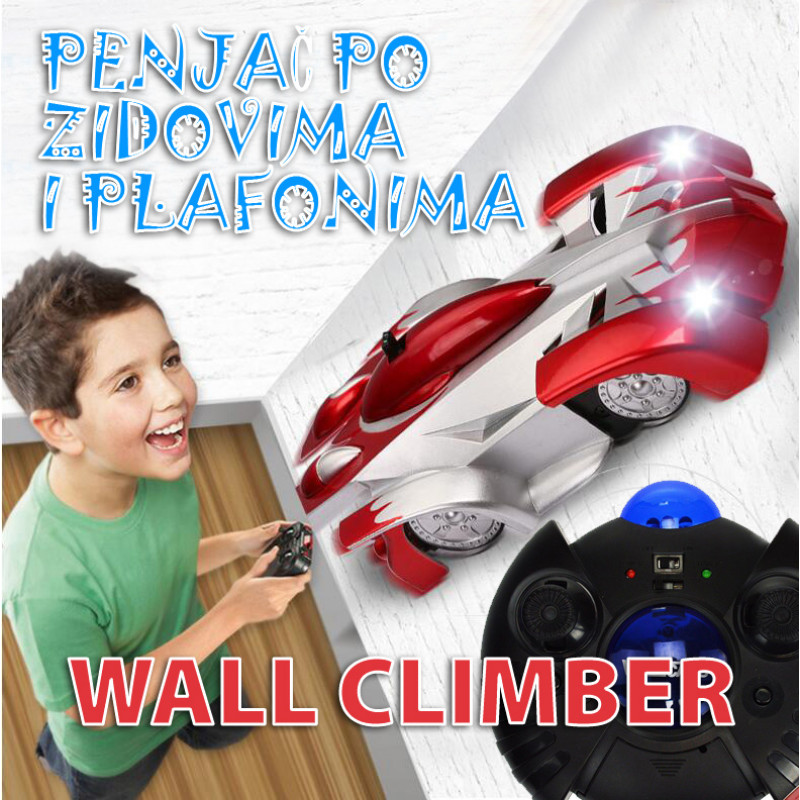 WALL CLIMBER autić - Ide po zidovima i plafonima