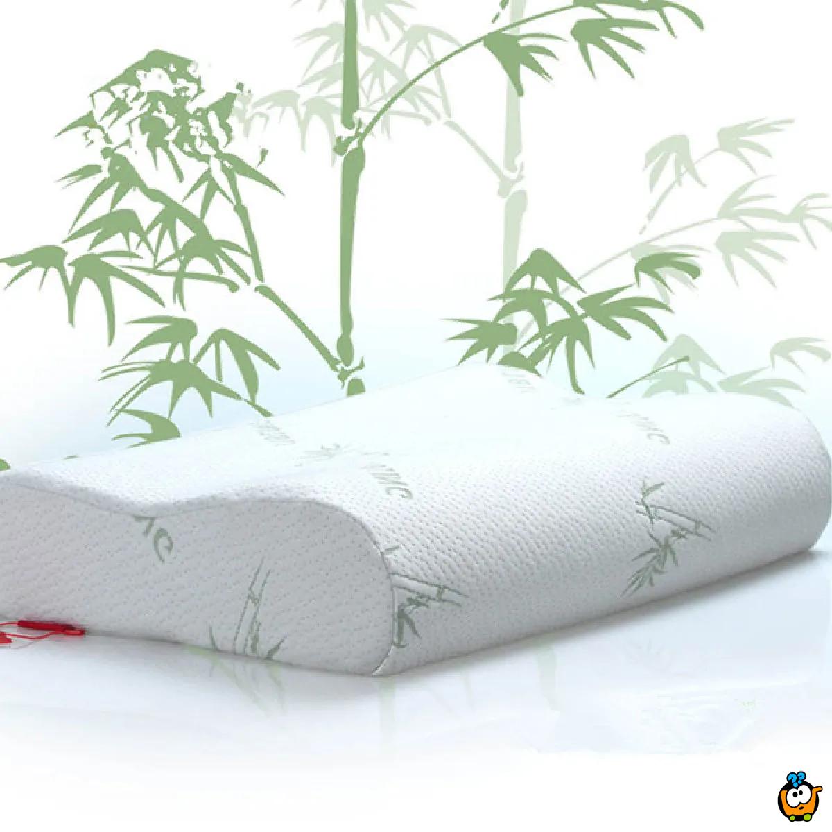 Bamboo anatomski jastuk od memorijske pene