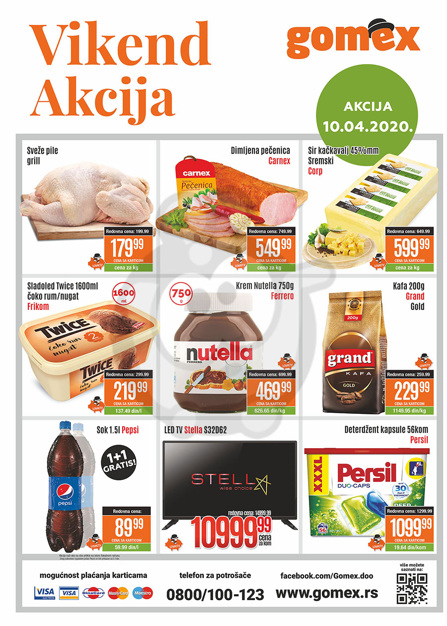 Gomex Vikend Akcija 10 04 10 04 2020 Kuda U Kupovinu