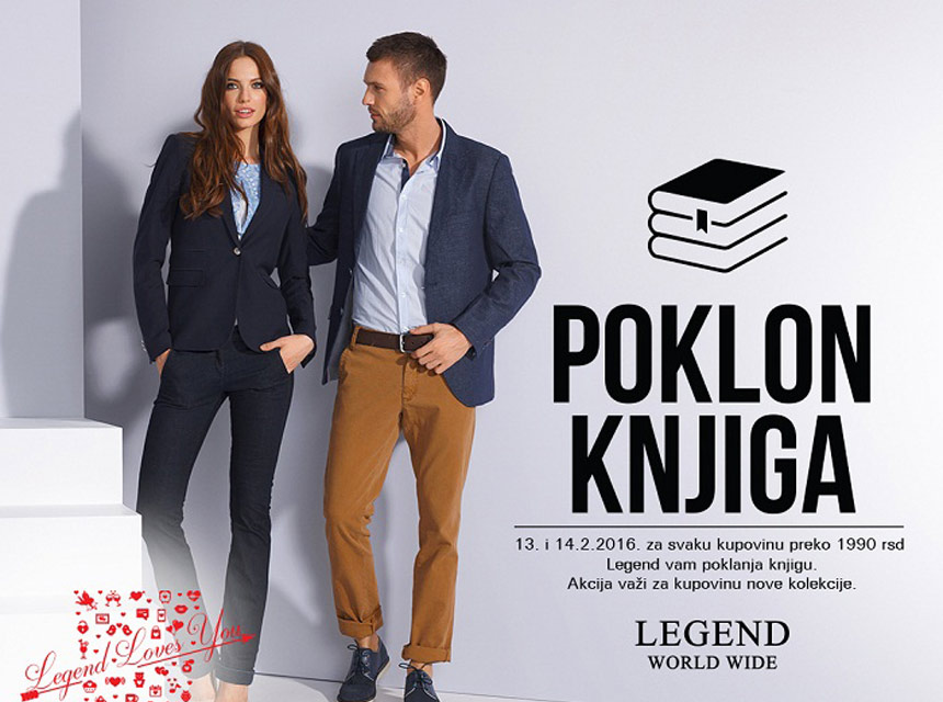 Akcija u Legend prodavnici - poklon knjiga!