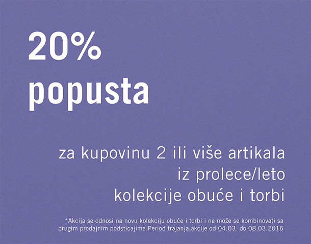 Sniženje u prodavnici Aldo!