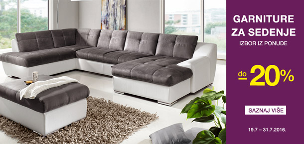 Emmezeta ponuda: Do -20% garniture za sedenje