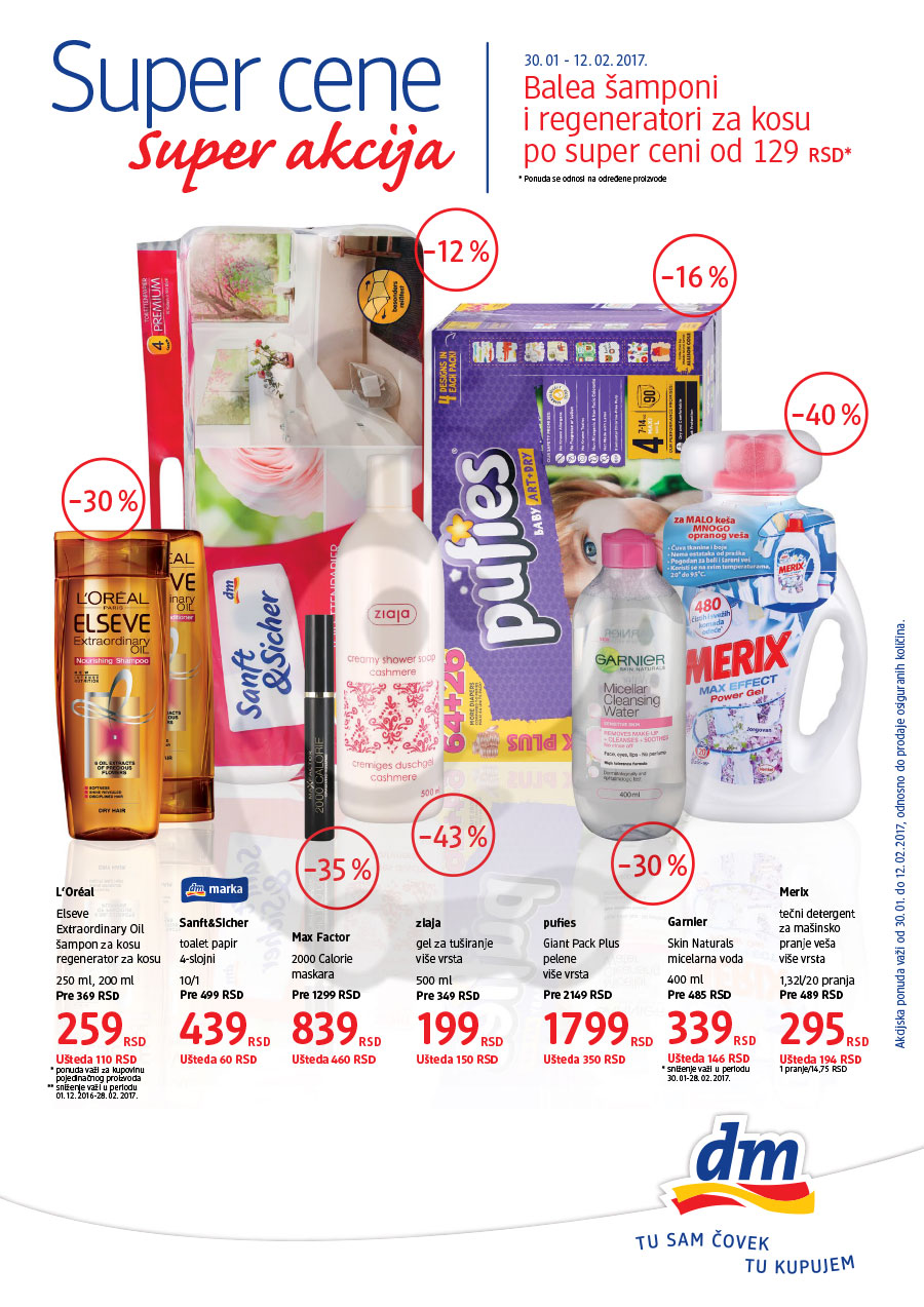  dm  drogerie  markt Katalog  Akcija 30 01 12 02 2022 