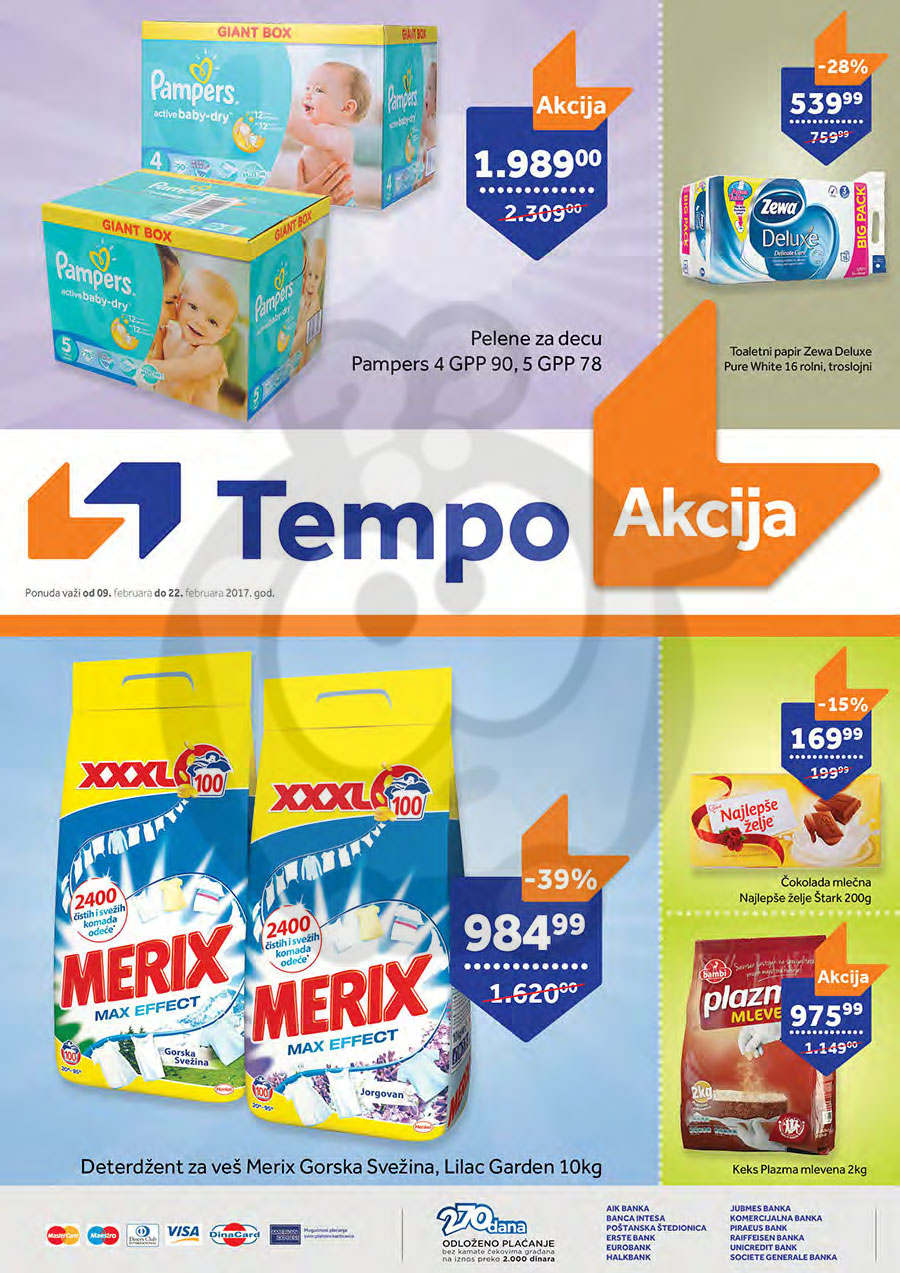Tempo Katalog Akcija 09.02. - 22.02.2017. | Kuda u Kupovinu