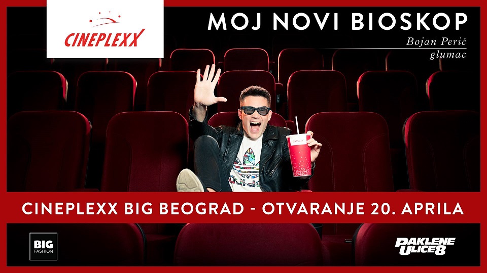 Bioskop Cineplexx u Big Fashion šoping centru na Karaburmi!