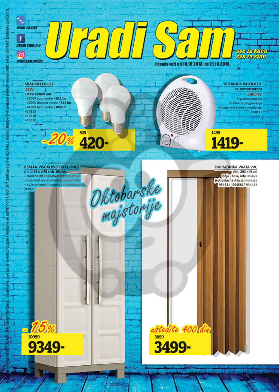 Uradi Sam Katalog Akcija 10 10 21 10 2018 Kuda U Kupovinu