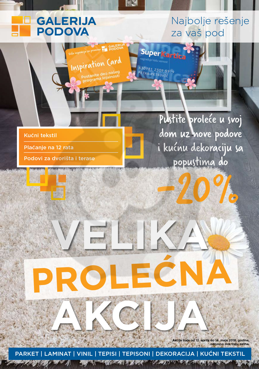 Galerija Podova Katalog Velika Prole na Akcija 12 04 14 05 2018 