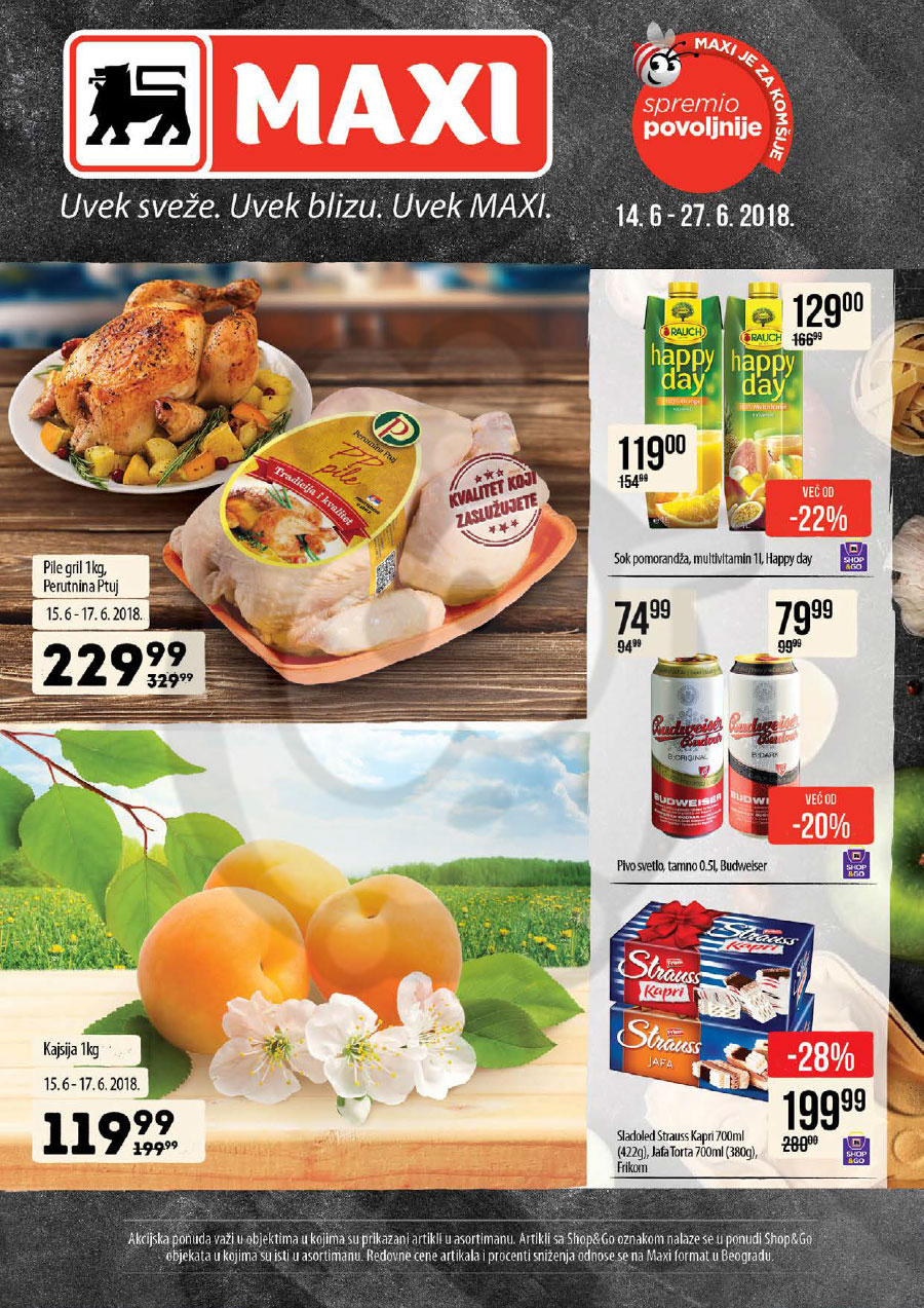 Maxi Katalog Akcija 14.06. 27.06.2018. Kuda u Kupovinu