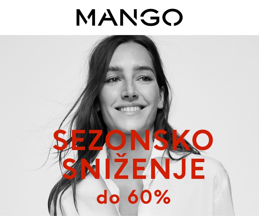 MANGO SEZONSKO SNIŽENJE DO 60%