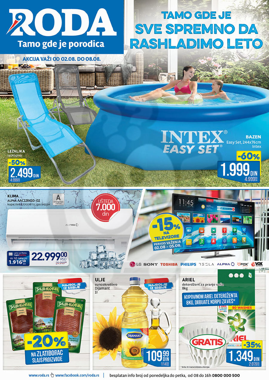 Roda Katalog Akcija 02 08 08 08 2018 Kuda U Kupovinu