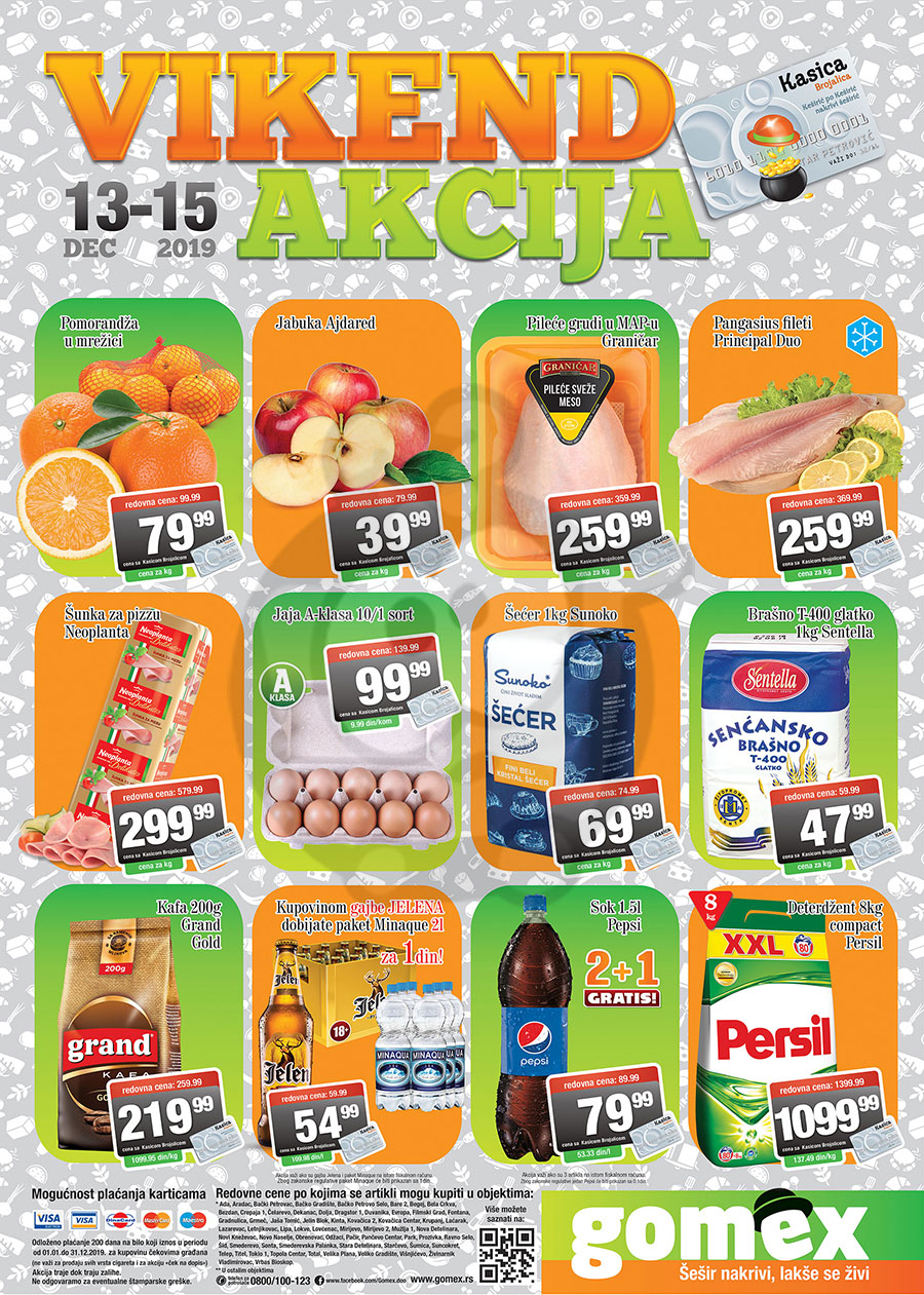 Gomex Vikend Akcija 13 12 15 12 2019 Kuda U Kupovinu