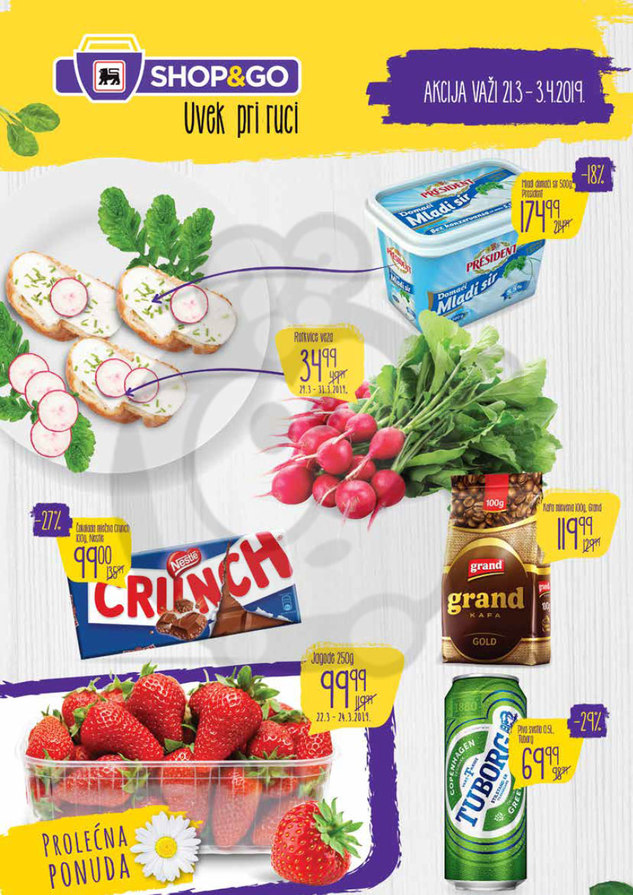Shop&Go Akcija Katalog 21.03. 03.04.2019. Kuda u Kupovinu