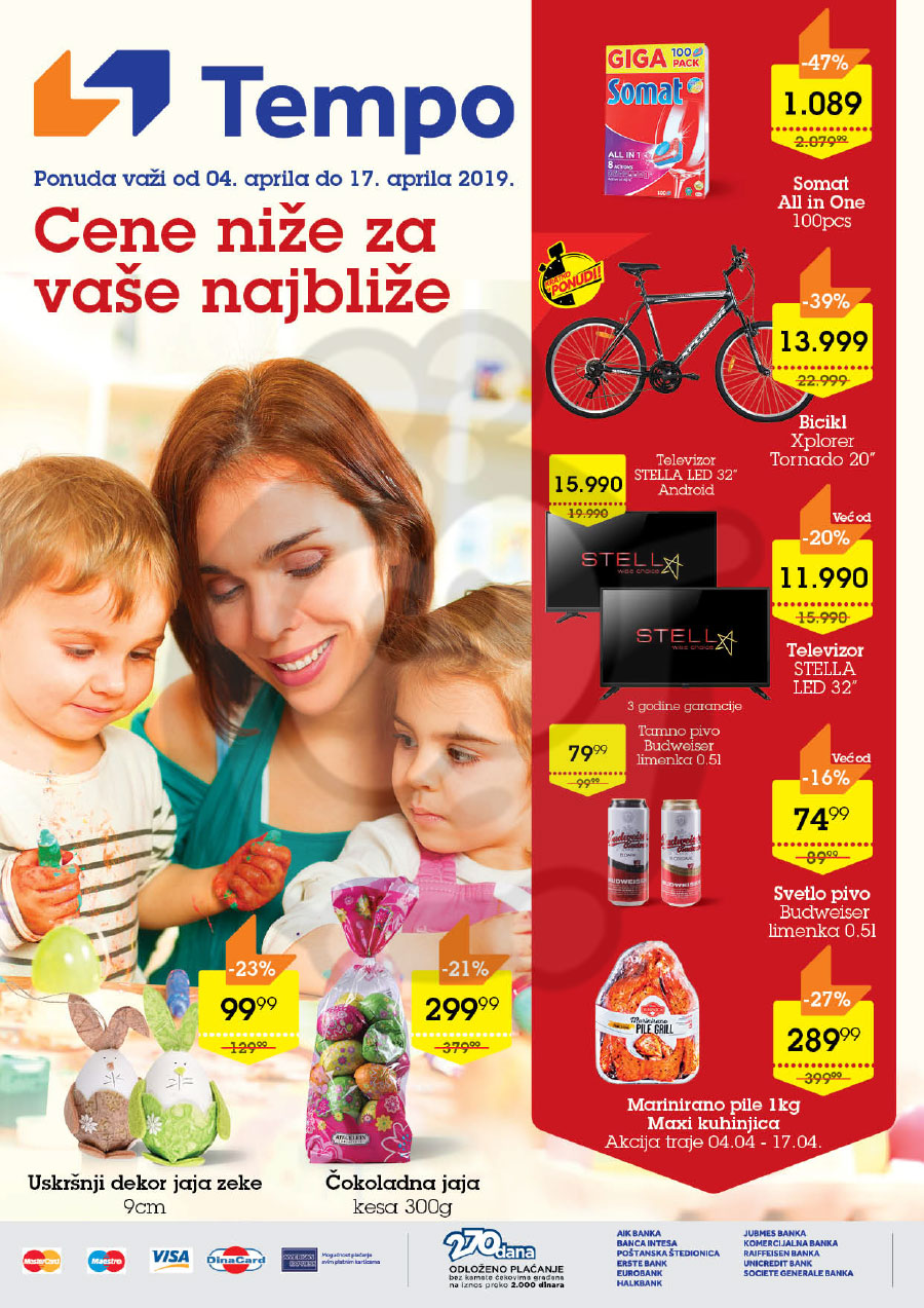 Tempo Katalog Akcija 04.04. - 17.04.2019. | Kuda u Kupovinu
