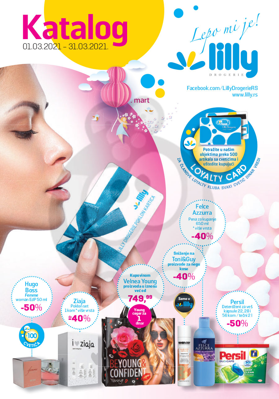 Lilly Drogerie Akcija Katalog Mart 2021. Kuda u Kupovinu