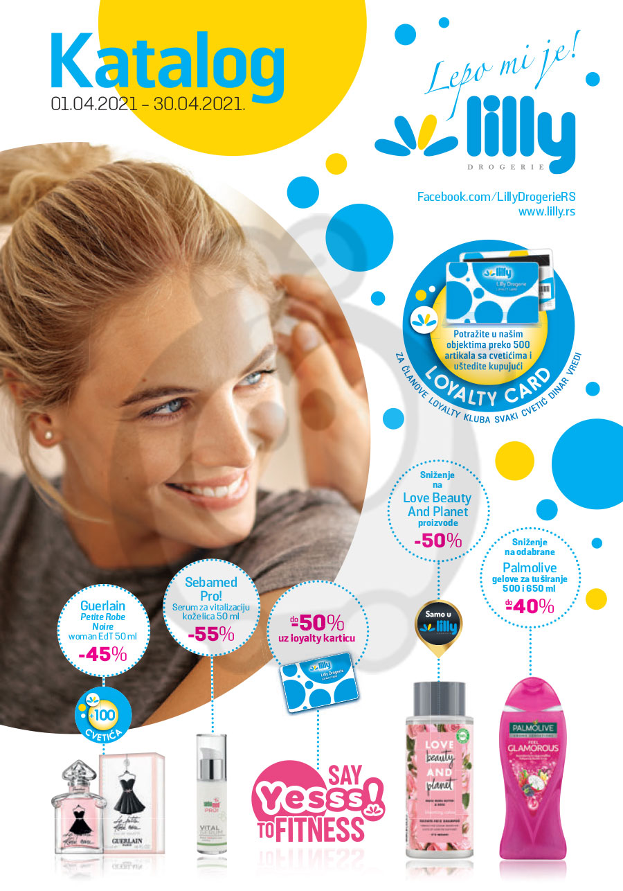 Lilly Drogerie Akcija Katalog April 2021. Kuda u Kupovinu