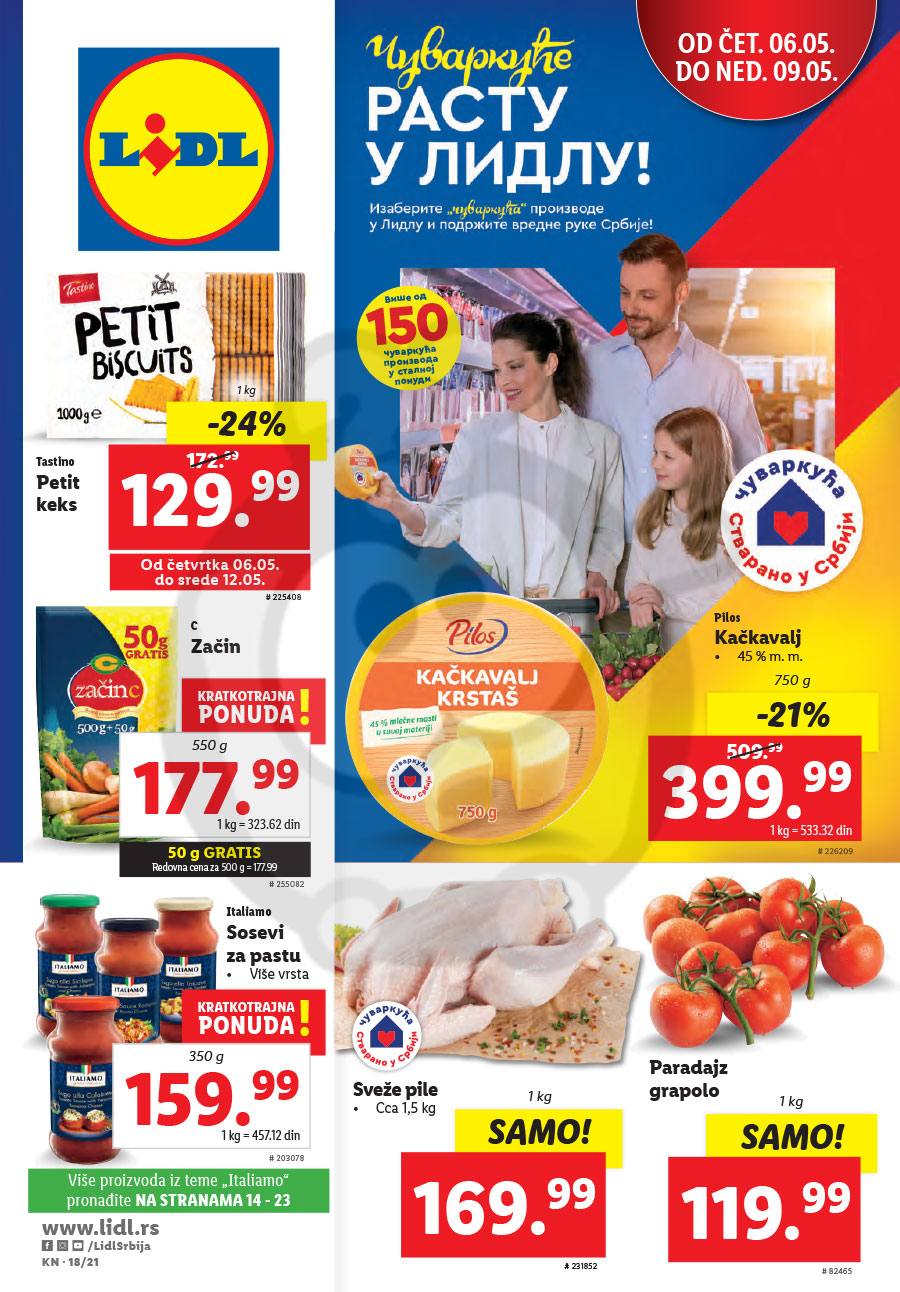 LIDL SRBIJA Katalog Akcija 06.05. 12.05.2021. Kuda u Kupovinu