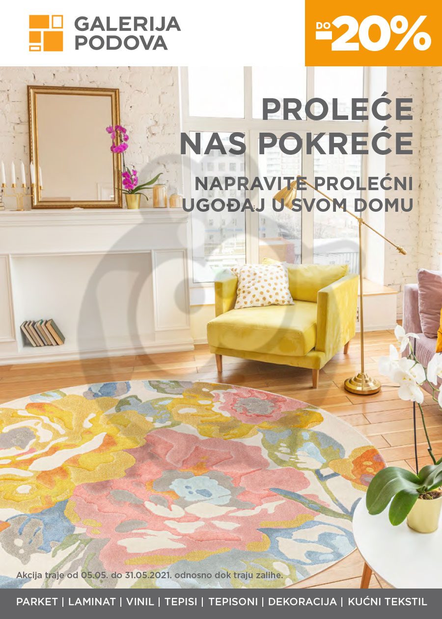 Galerija Podova Katalog Prolećna Akcija 05.05. - 31.05.2021. | Kuda u ...
