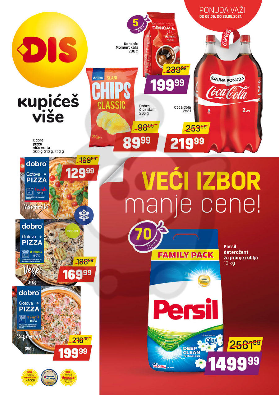 Dis Market Katalog Akcija 06.05. - 26.05.2021. | Kuda u Kupovinu