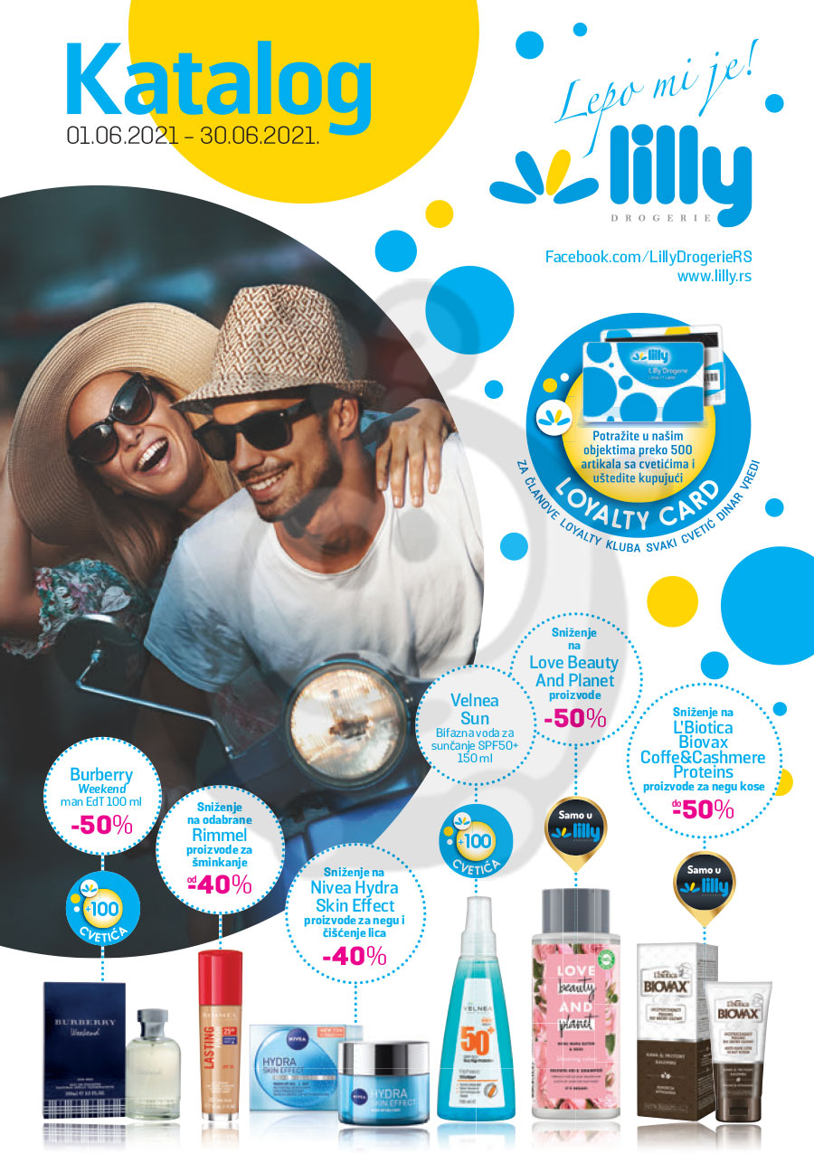Lilly Drogerie Akcija Katalog Jun 2021. Kuda u Kupovinu
