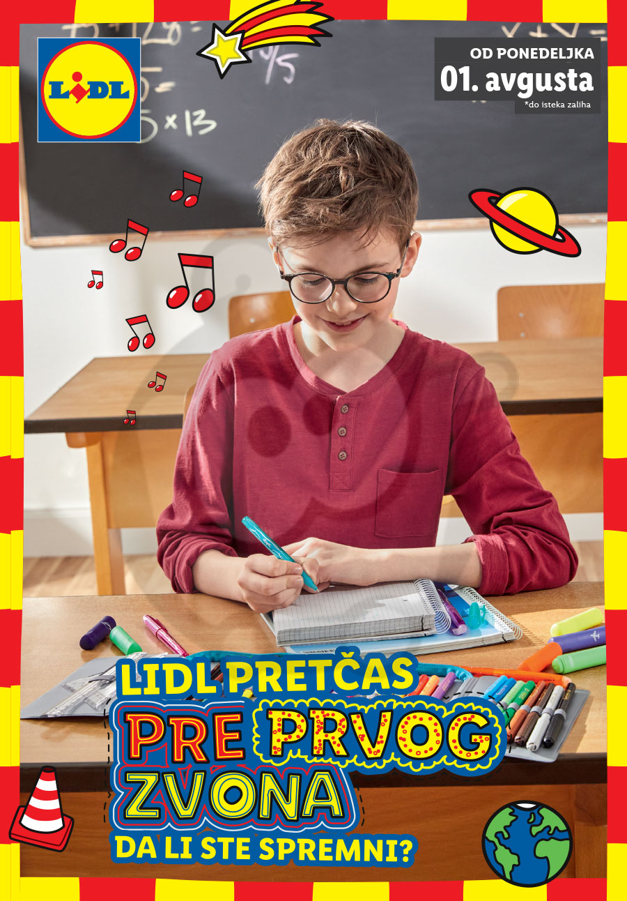 LIDL SRBIJA Parkside Katalog Akcija Avgust Školski Pribor 01.08. 31.