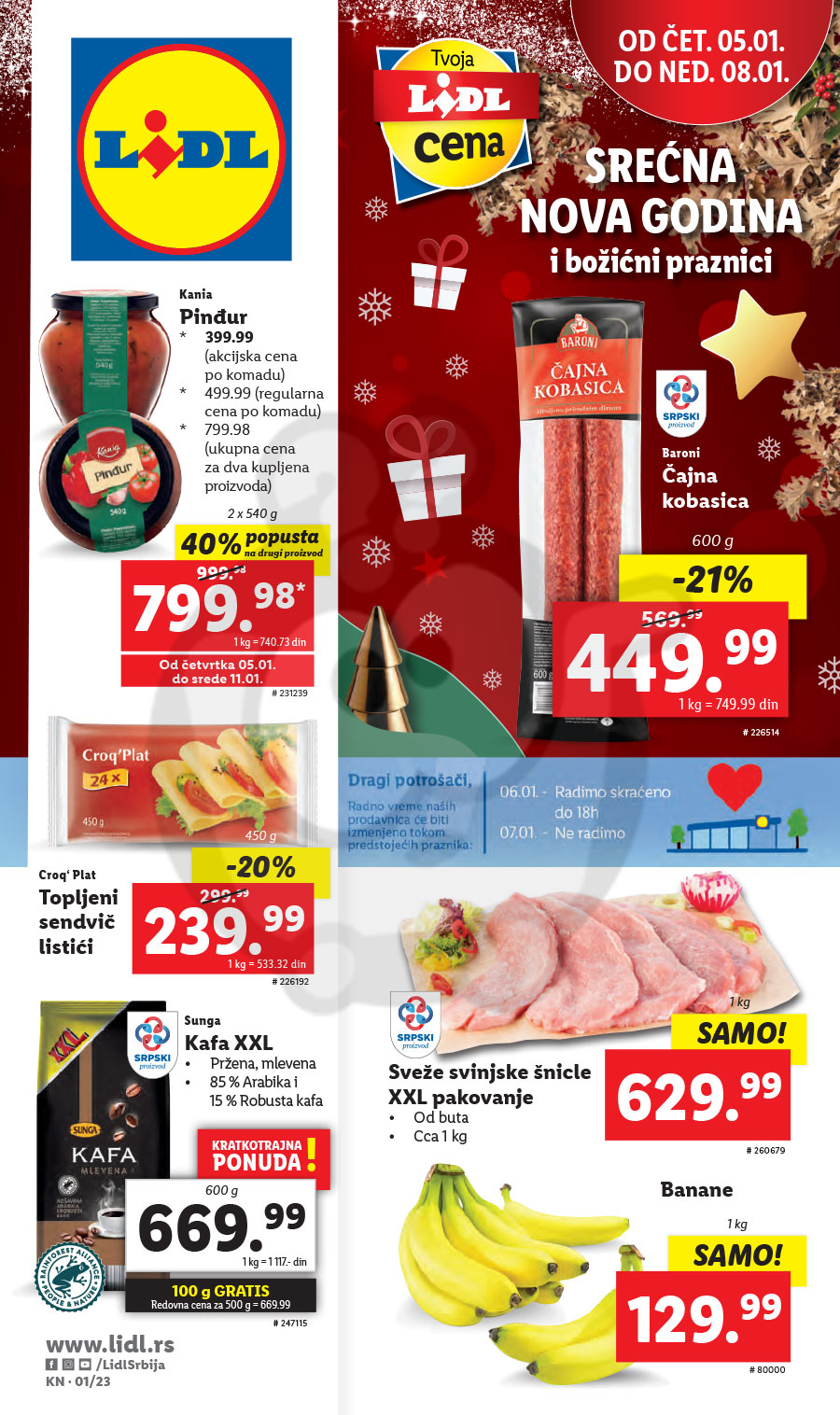 LIDL SRBIJA Parkside Katalog Akcija Januar 05.01. 11.01.2023. Kuda
