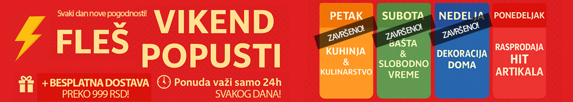 Fleš Vikend Popusti - Ponedeljak