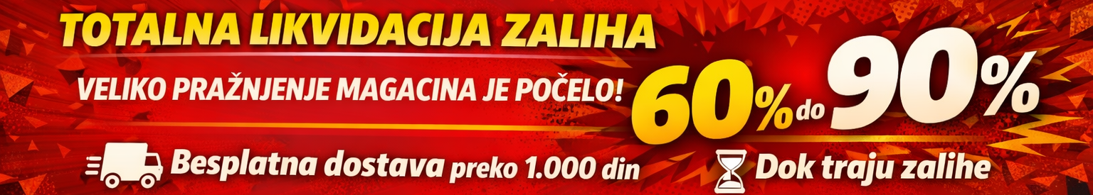 TOTALNA LIKVIDACIJA ZALIHA