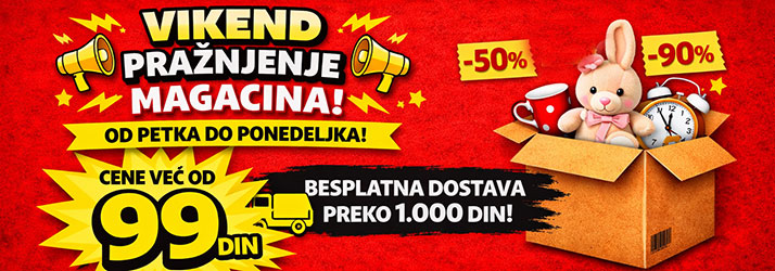 VIKEND PRAŽNJENJE MAGACINA