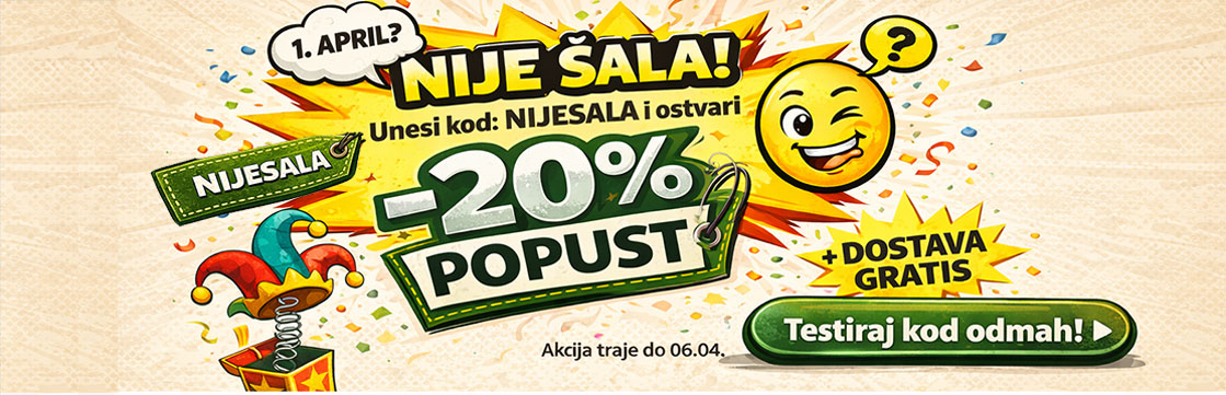 20% KOD nijesala