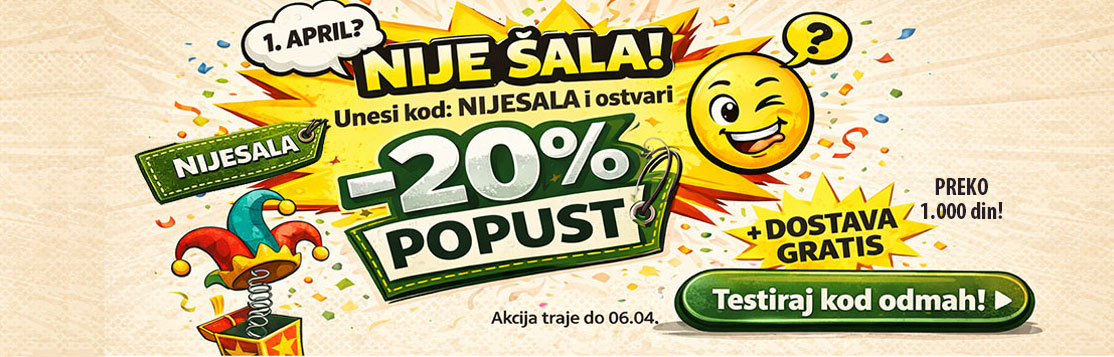20% KOD nijesala