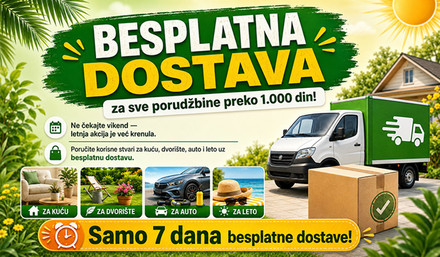 BESPLATNA DOSTAVA!