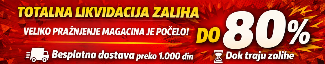 TOTALNA LIKVIDACIJA ZALIHA