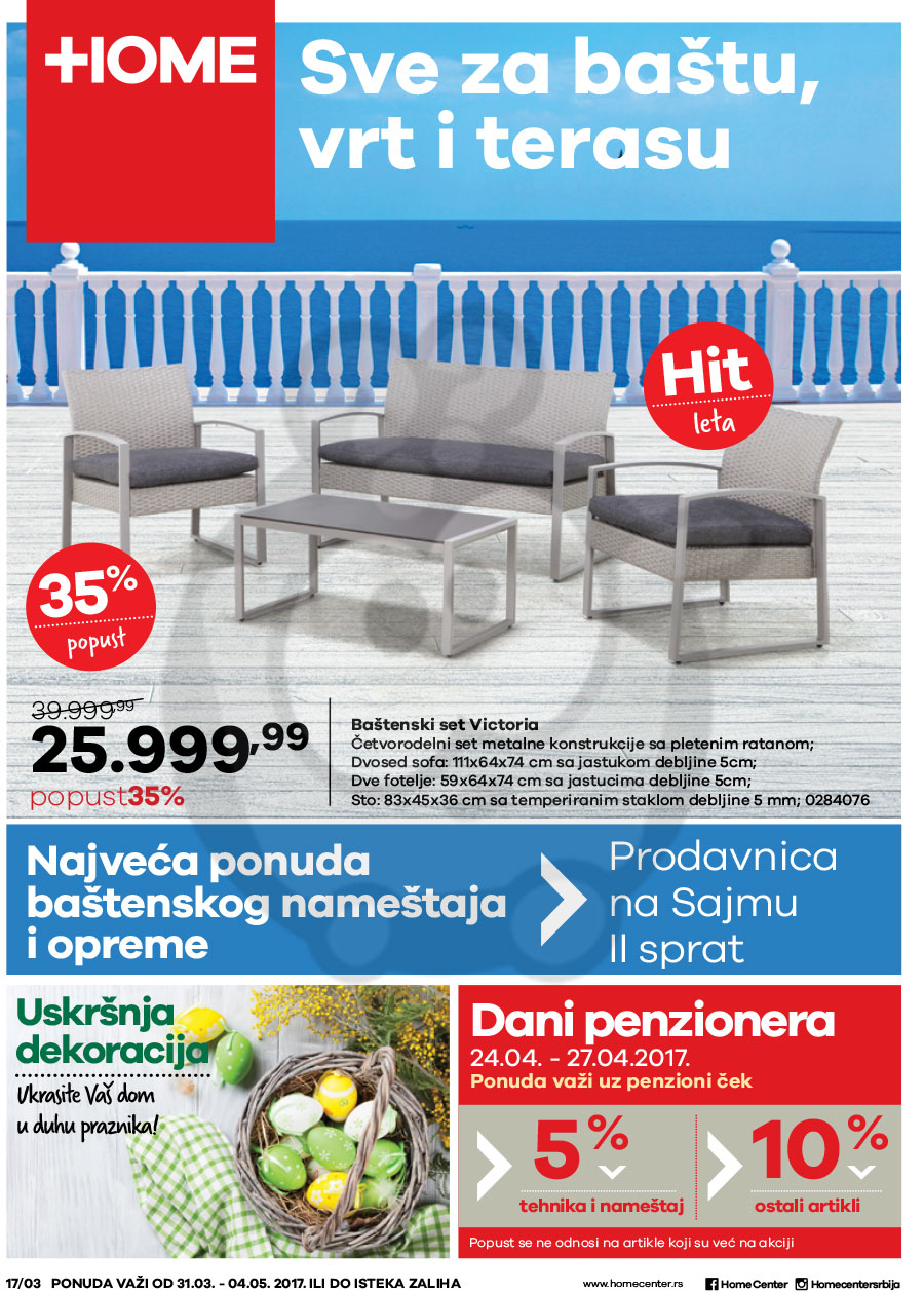 Home Plus Katalog Akcija 31.03. 04.05.2017. Kuda u Kupovinu