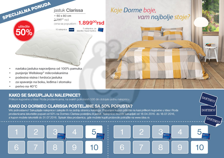 Roda Dormeo Akcija Katalog 18.04. 31.07.2016. Kuda u Kupovinu