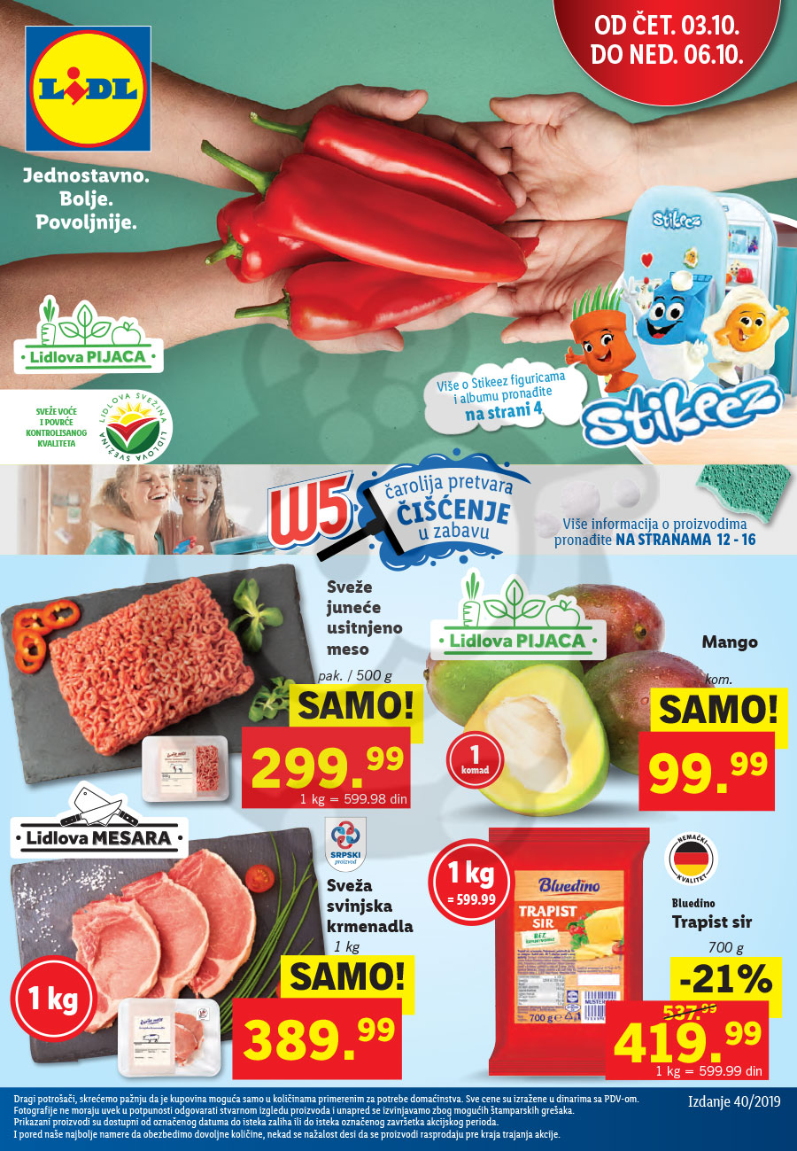LIDL SRBIJA Katalog Akcija 03.10. - 09.10.2019. | Kuda u Kupovinu