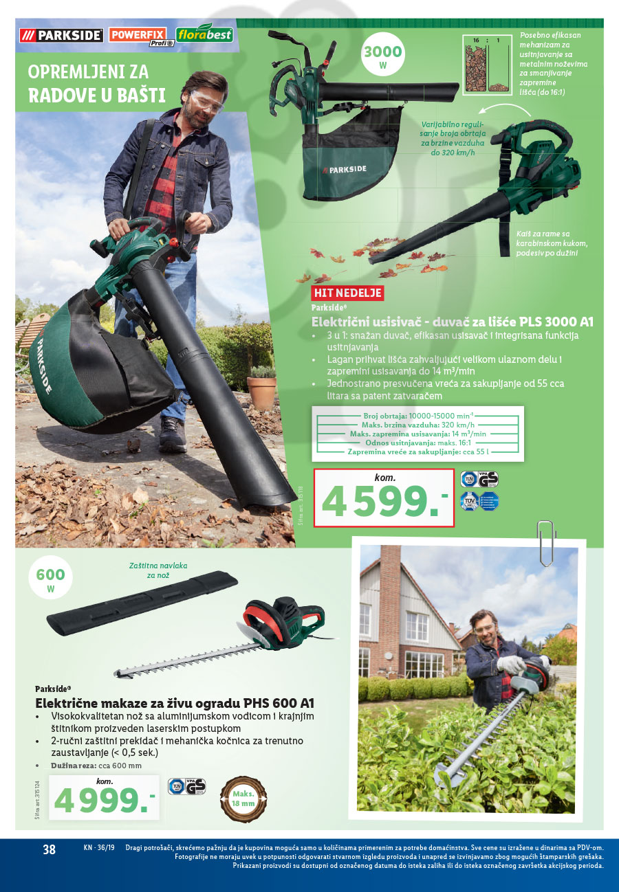 Lidl leaf blower 2019 discount