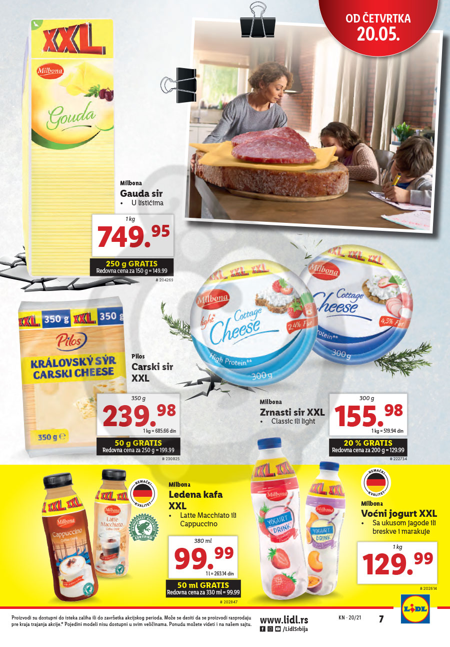 LIDL SRBIJA Katalog Akcija 20.05. - 26.05.2021. Kuda u Kupovinu