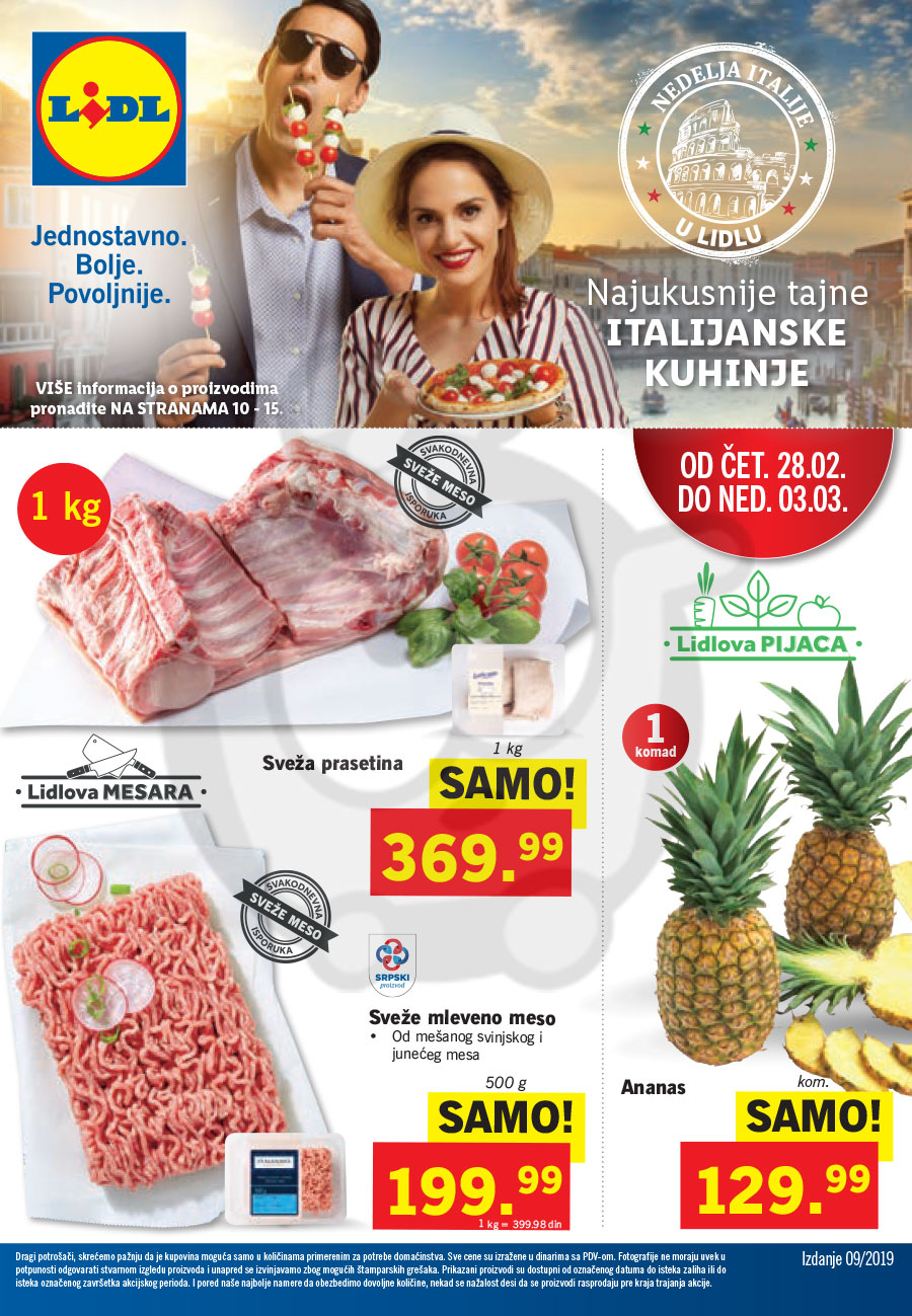 LIDL SRBIJA Katalog Akcija 28.02. - 06.03.2019. | Kuda u Kupovinu