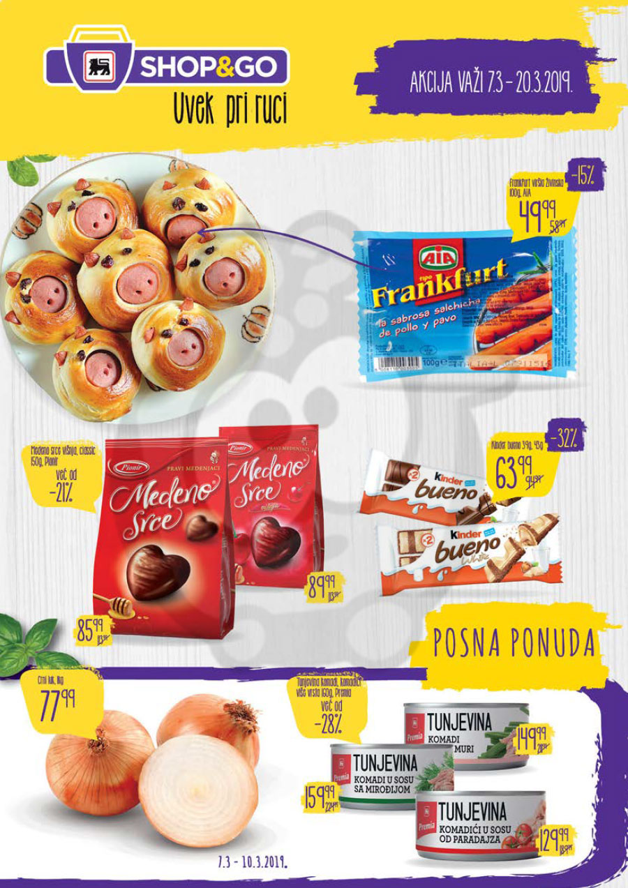 Shop&Go Akcija Katalog 07.03. 20.03.2019. Kuda u Kupovinu