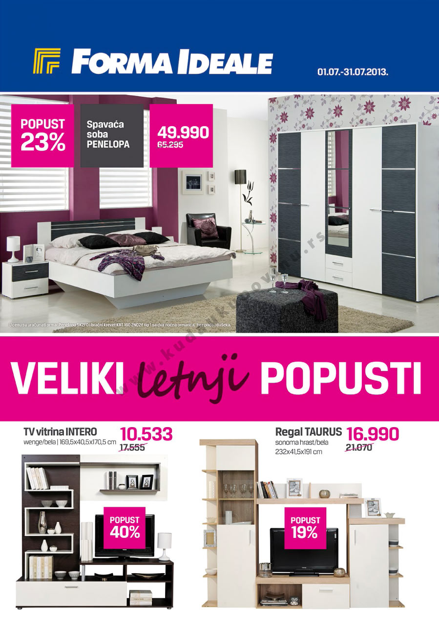 Forma Ideale Namestaj Katalog Akcija 01 07 31 07 2013 Kuda U