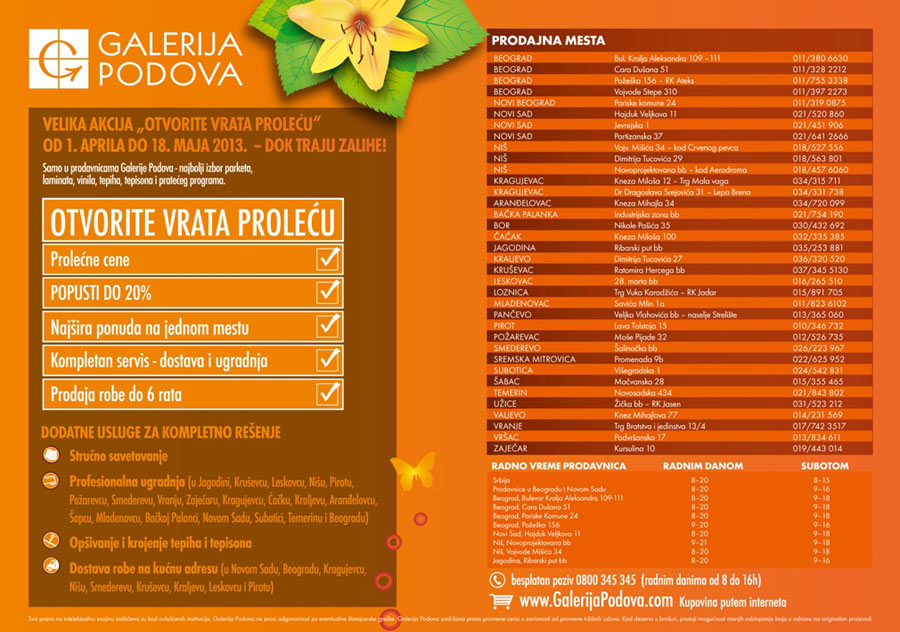 Prolećna Katalog Akcija