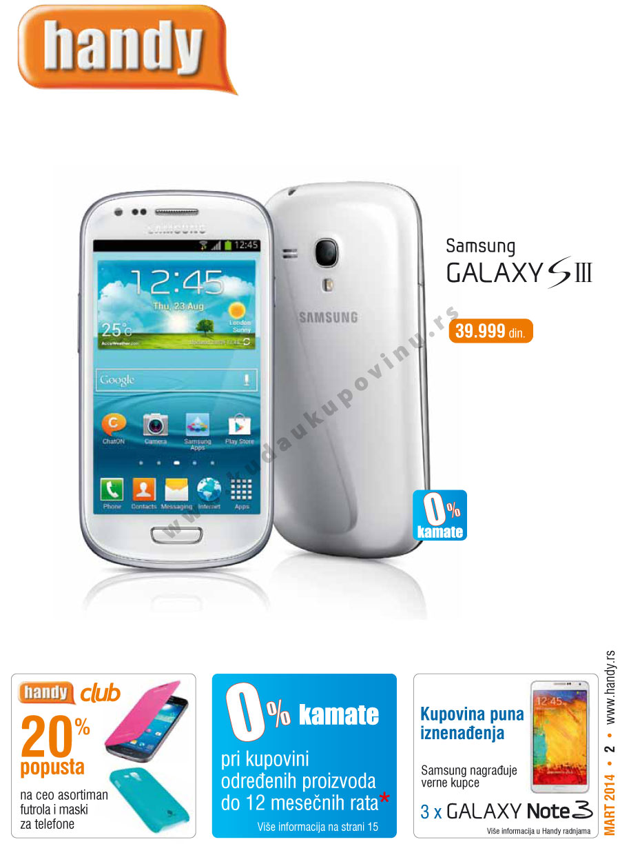 Handy Katalog Akcija 17.03. 31.03.2014. Kuda u Kupovinu