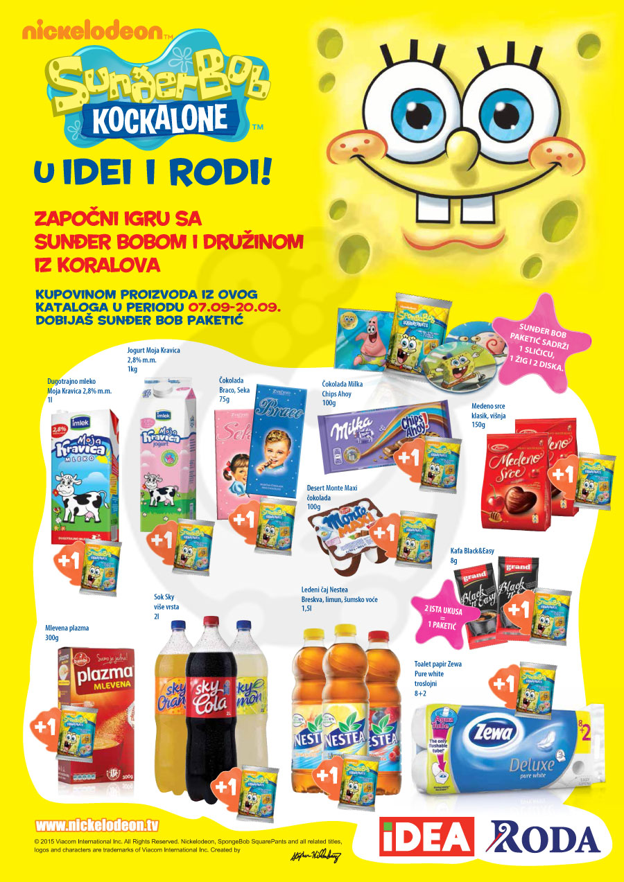 Akcija - Sunđer Bob Kockalone
